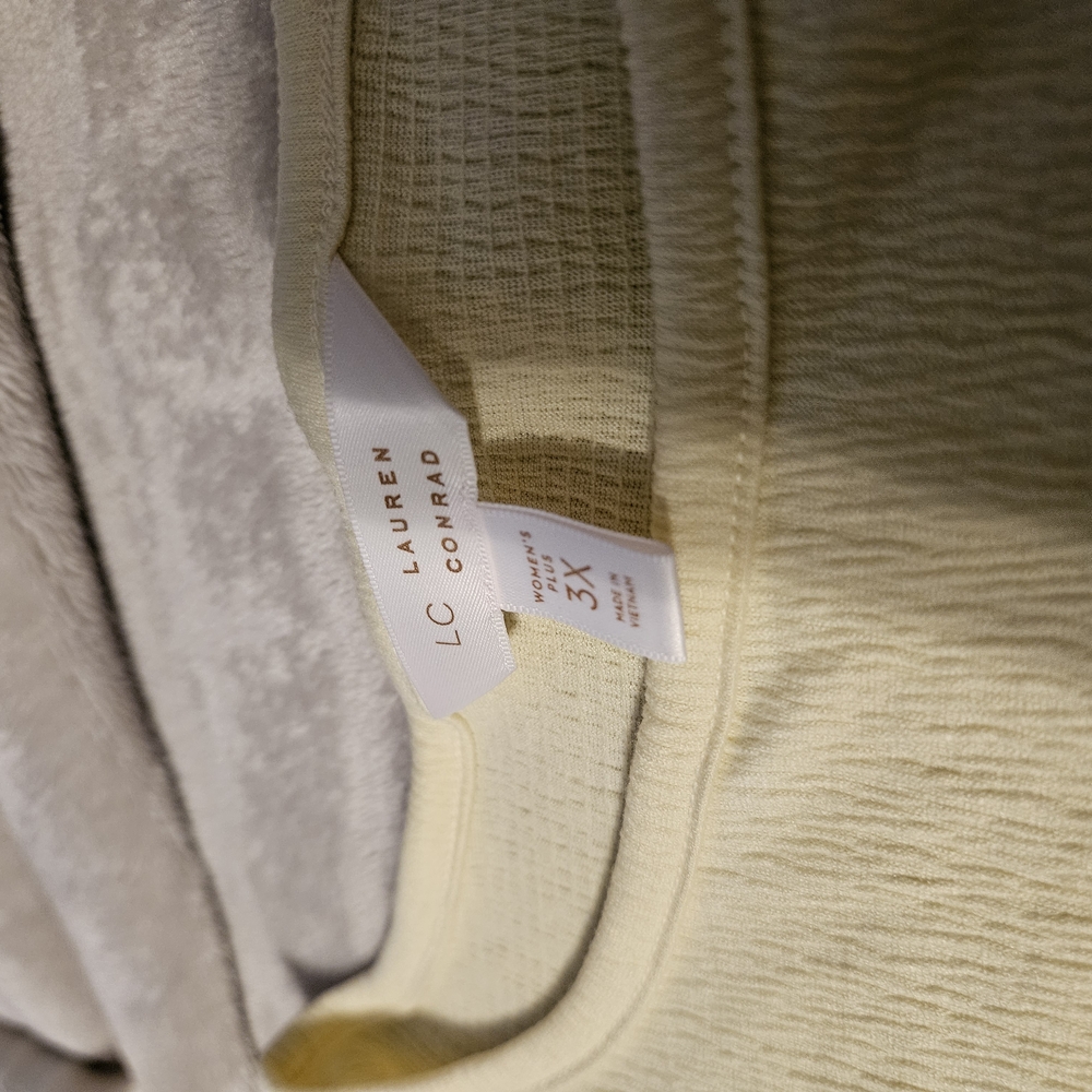 Lauren Conrad Pale Yellow Top